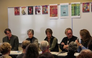 Martin Kihn (BAD DOG) and other members of the memoir panel.