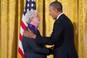 George Lucas receives National Medal of Arts