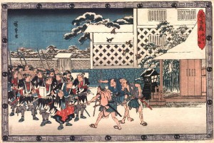 47 ronin woodblock print