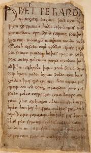 original Beowulf Cotton MS